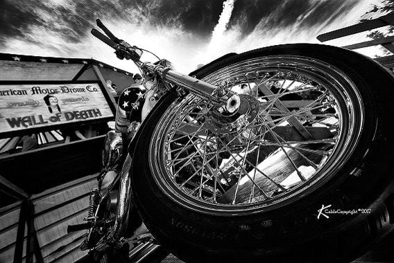 Stunt Bike_Black_and_White_Photography