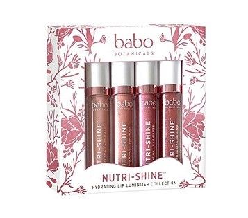 Babo Botanicals Nutri-Shine Luminizer Vegan Lip Gloss Gift Set