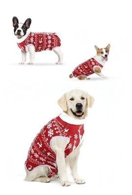 Christmas Dog Onesie Dog Surgery Recovery Suit