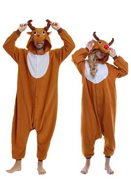 OnlineHarbour Funny Christmas Party Costume Unisex Pajamas 03