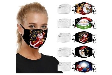 Unisex Reusable Fashion Christmas Cotton