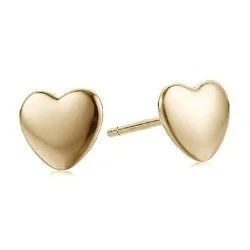 Women's Heart Stud Earrings