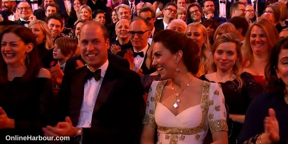 Prince William and Kate Middleton Reaction to Brad Pitt Harry Joke BAFTAs 2020 Prince William and Kate Middleton Reaction to Brad Pitt Harry Joke BAFTAs 2020