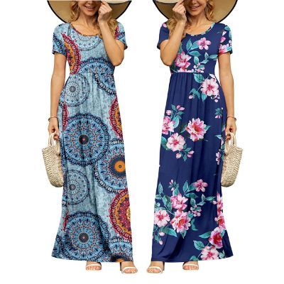 Casual Summer Maxi Dress - Online harbour website
