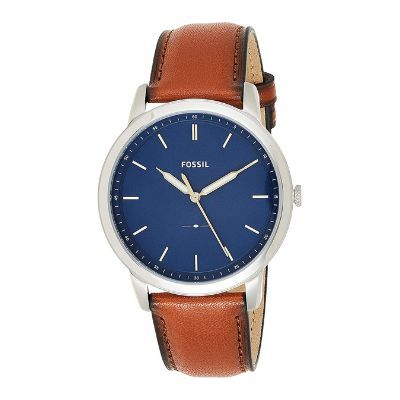 Fossil Men Minimalist Stainless Steel Watch - Online Harbour