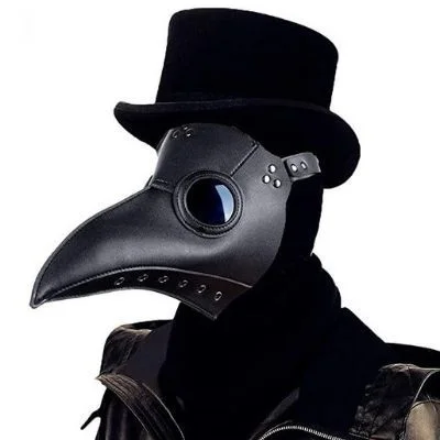 Halloween costume plague doctor bird mask long nose beak cosplay