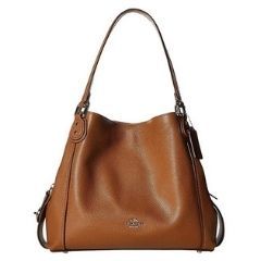 COACH Pebbled Leather Edie 31 Shoulder Bag - Beautiful Women's Handbag Online Harbour website