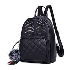 Girls Cute Mini Leather Backpack on Online Harbour website