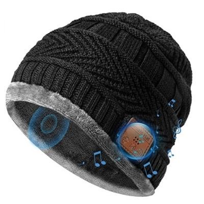 Bluetooth Beanie with Scarf for Men and Women