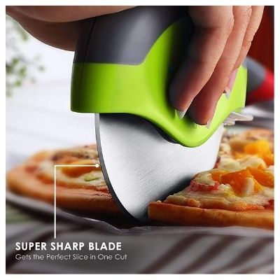 Pizza Cutter Wheel - Super Sharp and Easy To Clean Slicer