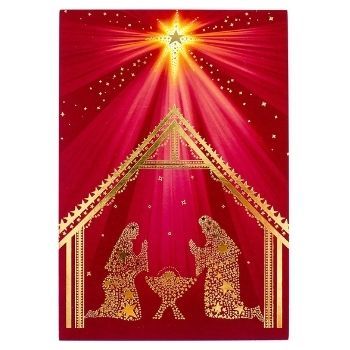 Religious Boxed Christmas Cards Nativity Scene