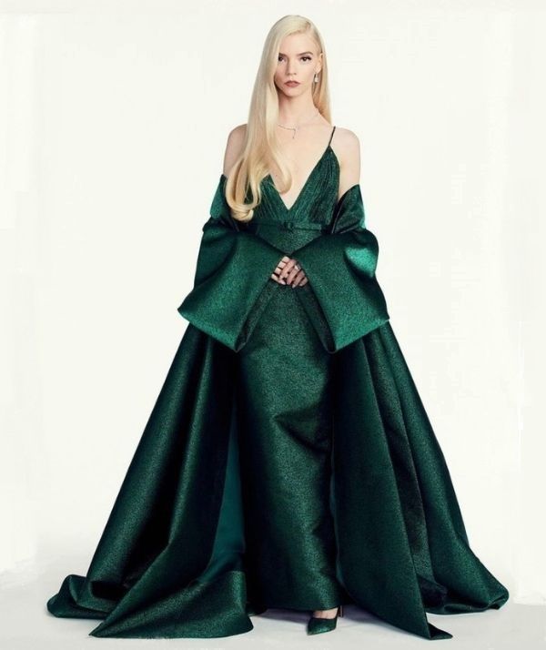 Anya Taylor-Joy in Dior Couture and Tiffany & Co Jewelry