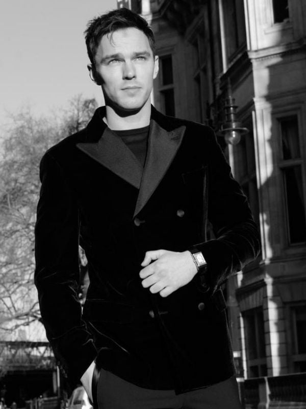 Nicholas Hoult wears Giorgio Armani at the Annual Golden Globe Awards 2021 Nicholas Hoult wears Giorgio Armani at the Annual Golden Globe Awards 2021