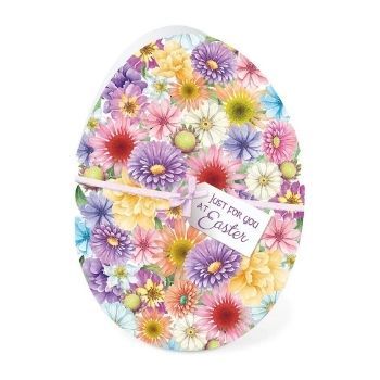Deluxe Die Cut Easter Egg Greeting Cards Easter Holiday