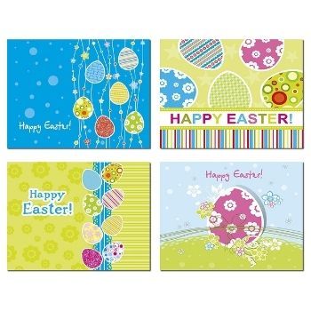 Happy Easter Blank Note Greeting Cards Unique Designs