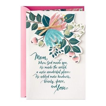 Mothers Day Cards_Mom When God made you