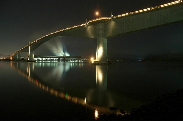 The Eshima Ohashi bridge in Japan 2 The Eshima Ohashi bridge in Japan 2