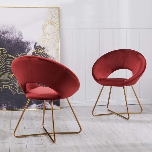 Modern Accent Velvet Chairs Dining Chairs Single Sofa_050821_04 Modern Accent Velvet Chairs Dining Chairs Single Sofa_050821_04