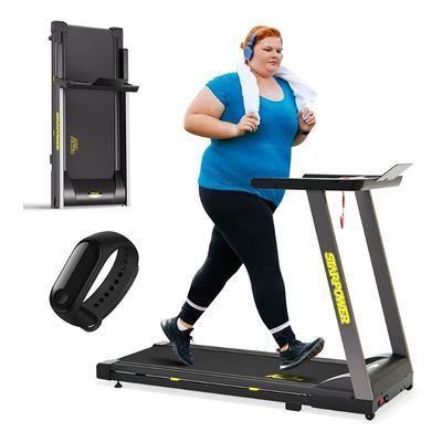 Foldable Treadmill for Home Office Heart Monitoring Foldable Treadmill for Home Office with Heart Monitoring