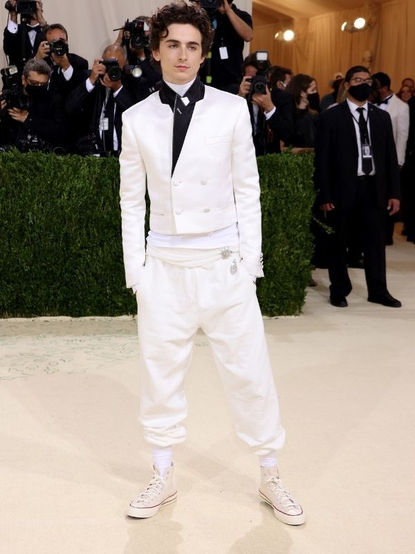 Timothée Chalamet in Haider Ackermann Timothée Chalamet in Haider Ackermann