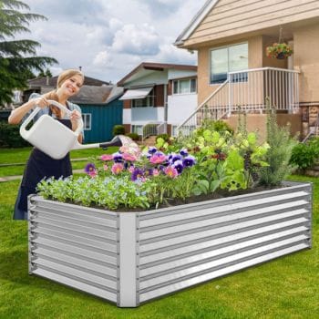 Backyard Patio Planter Raised Beds for Flowers Herbs Fruits Vegetables Backyard Patio Planter Raised Beds for Flowers Herbs Fruits Vegetables