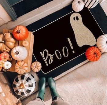 Fall Halloween ghost boo decorative doormat Fall Halloween ghost boo decorative doormat