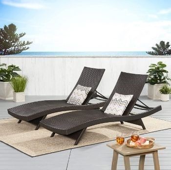 Home Outdoor Wicker Chaise Lounge Chairs Home Outdoor Wicker Chaise Lounge Chairs
