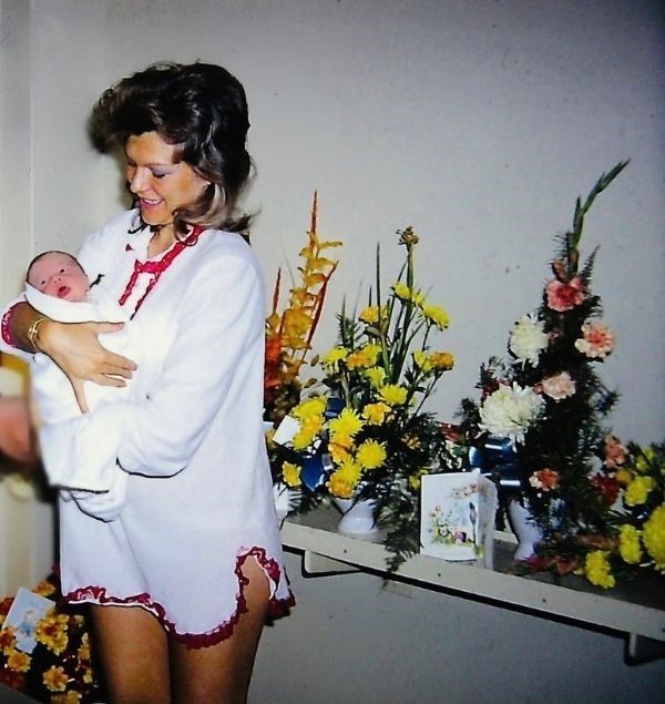 Maye Musk with her son Elon Musk as a baby Maye Musk with her son Elon Musk as a baby