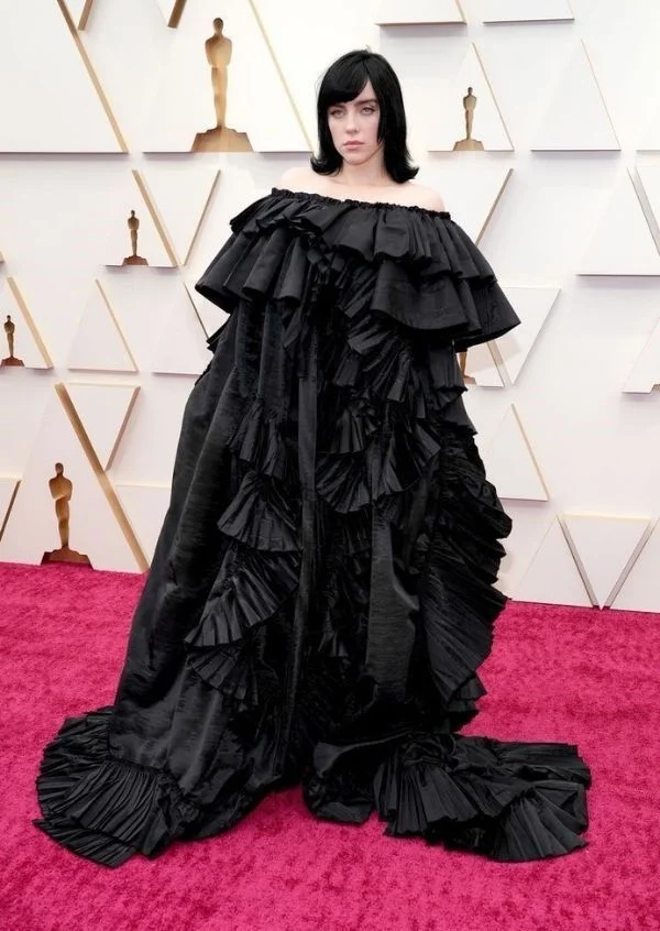Billie Eilish Oscars 2022 Red Carpet Fashion