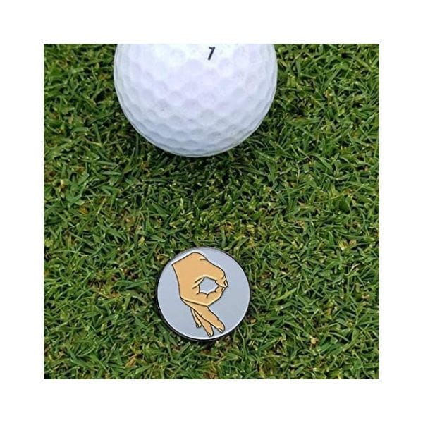 Meme Golf Hat Clip with Enamel Magnetic Ball Marker Meme Golf Hat Clip with Enamel Magnetic Ball Marker