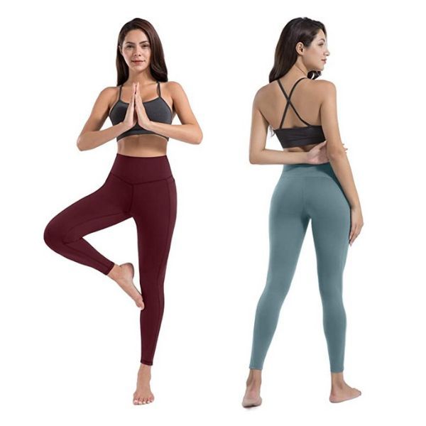 Yoga Pants for Women High Waisted Tummy Control Spandex_Online Harbour