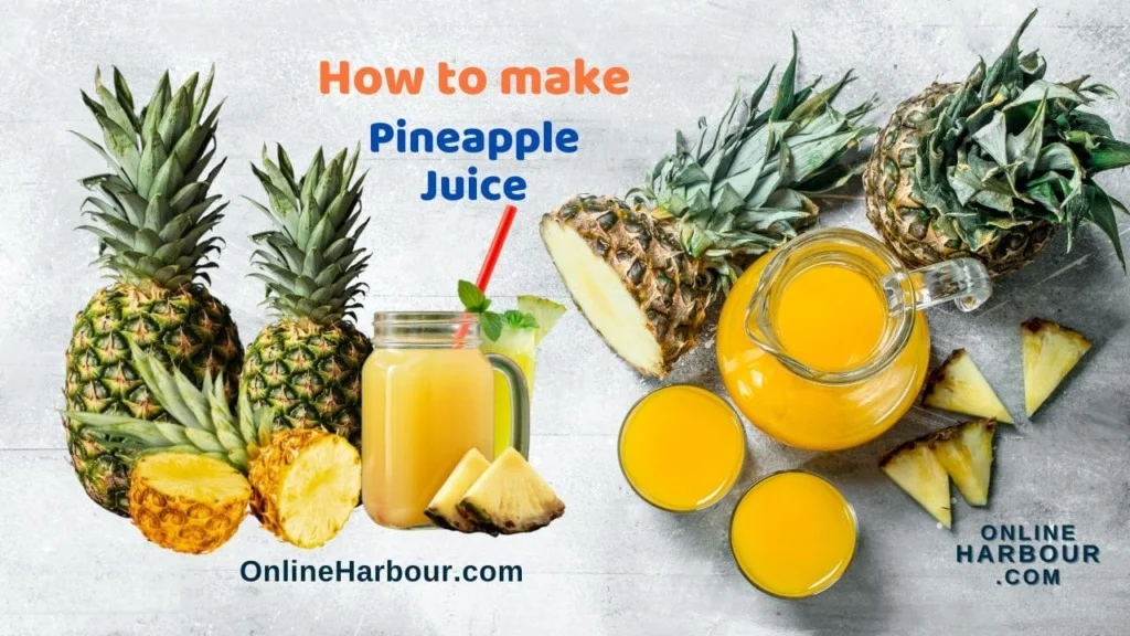 How to prepare pineapple ginger juice to boost your immune system - Online Harbour website